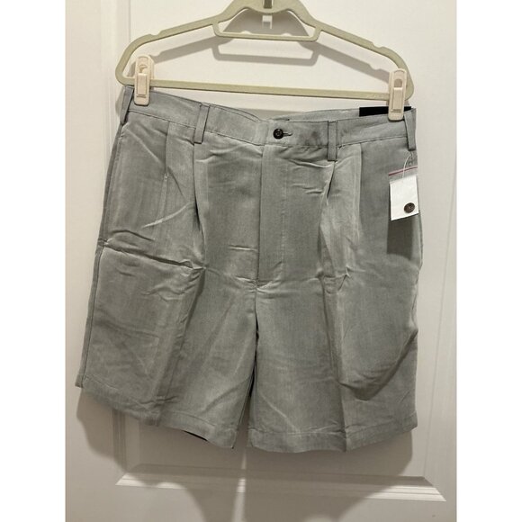Andrew Fezza Shorts 36 Men’s Grey Ultra Feel Rayon Blend NWT - Picture 1 of 9